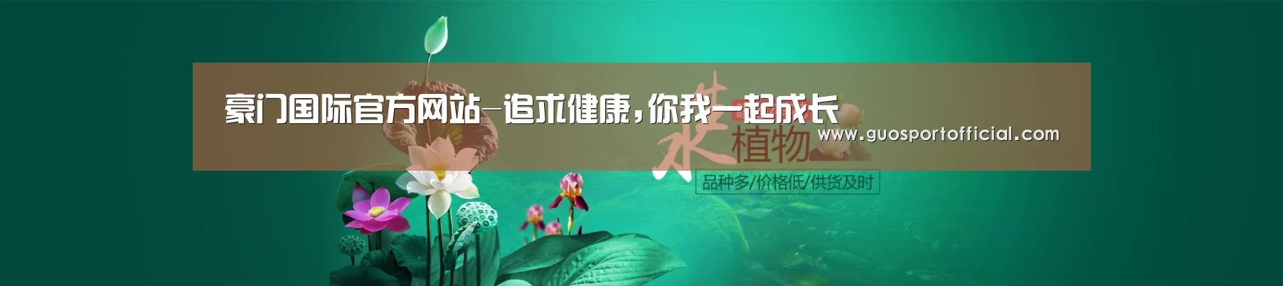 鲜花水草花卉网站模板